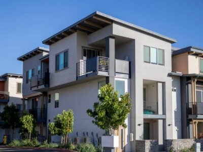 Newly constructed multi-family housing in a rapidly growing suburb recently approved by the county.